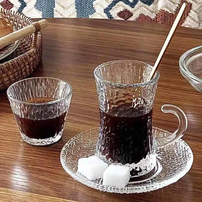 Роскошный ближневосточный чай турецкие кофейные кружки чашки набор блюдца стеклянная посуда
