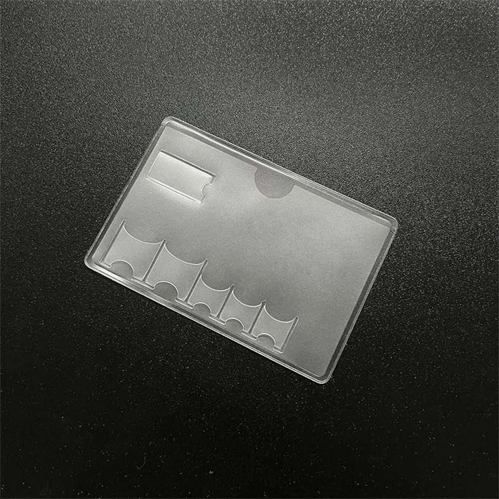 Transparent frosted anti-magnetic bank card holder lC card holder ID card holder