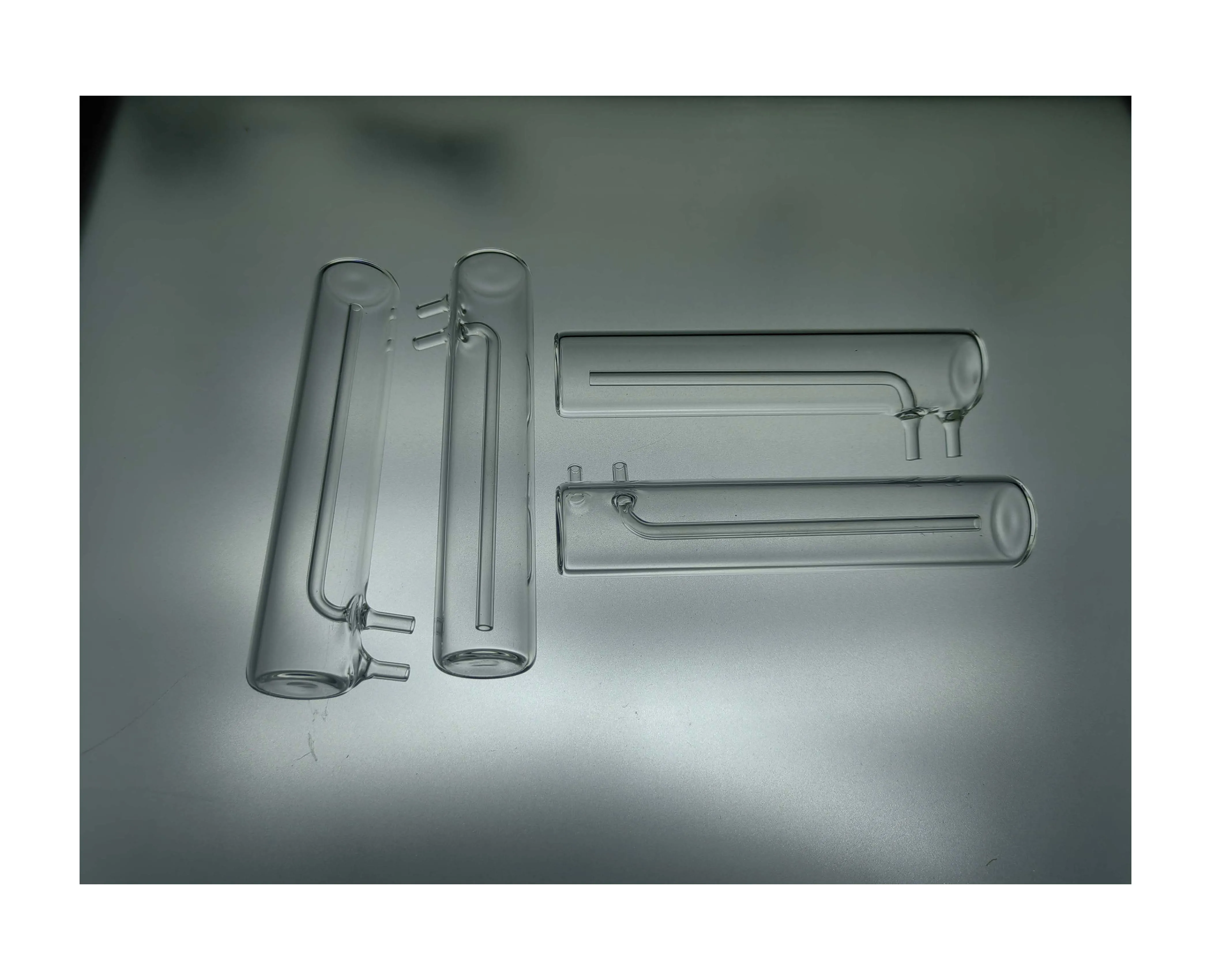 Customization High temperature resistant Quartz Ground joints Stirring Quartz sand core plates Graphene chemical reactor