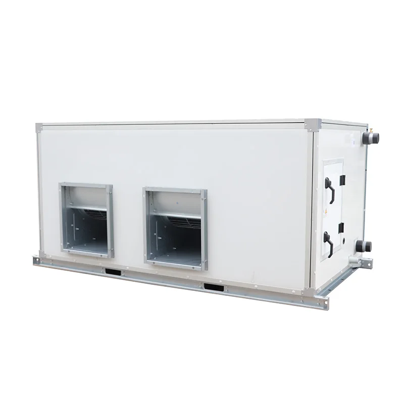 fan coil air unit price vertical type cabinet air handling unit PLC