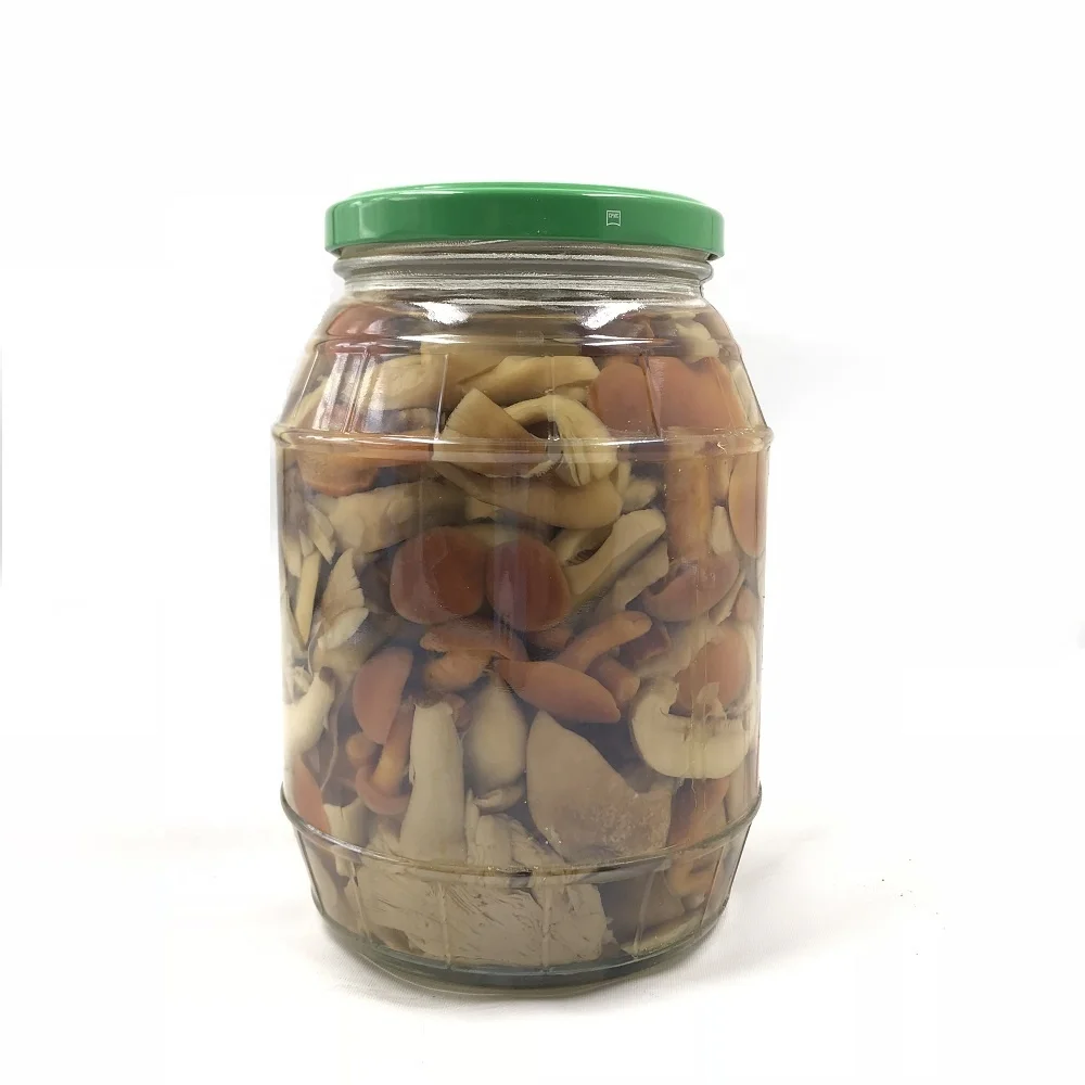 
 Консервированные смешанные грибы 1062 мл в стеклянной банке с nameko/устричные грибы/соломенные грибы  