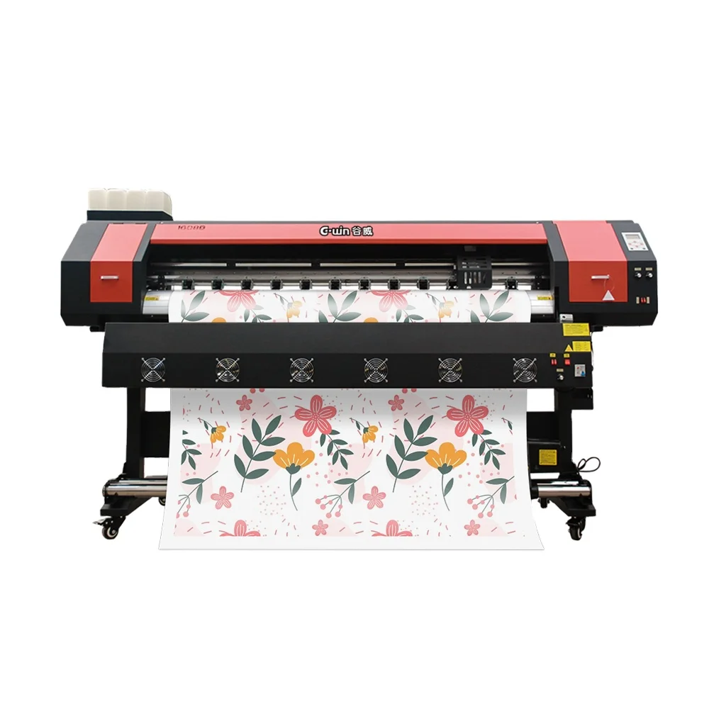 1.3m 1.6m 1.8m  6 feet   Large format Inkjet printer for sublimation fabric printing machine