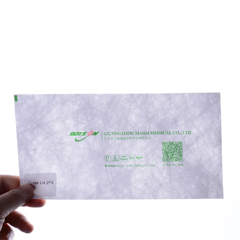 Medical packaging material Dupont Tyvek lid