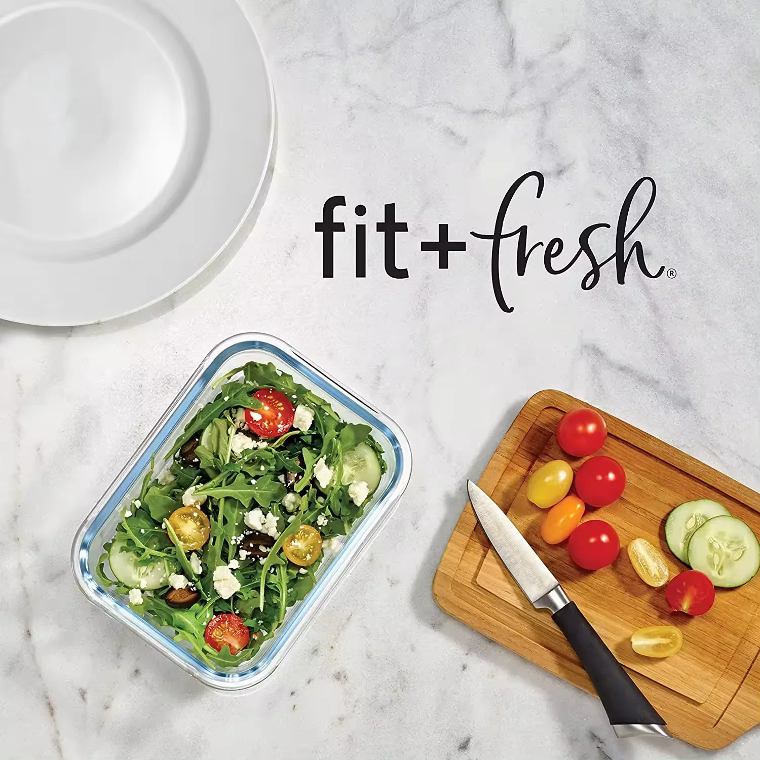 Glass Food Storage Meal Prep Containers  2 Compartment Lunch Box With Lid For Food Storage
