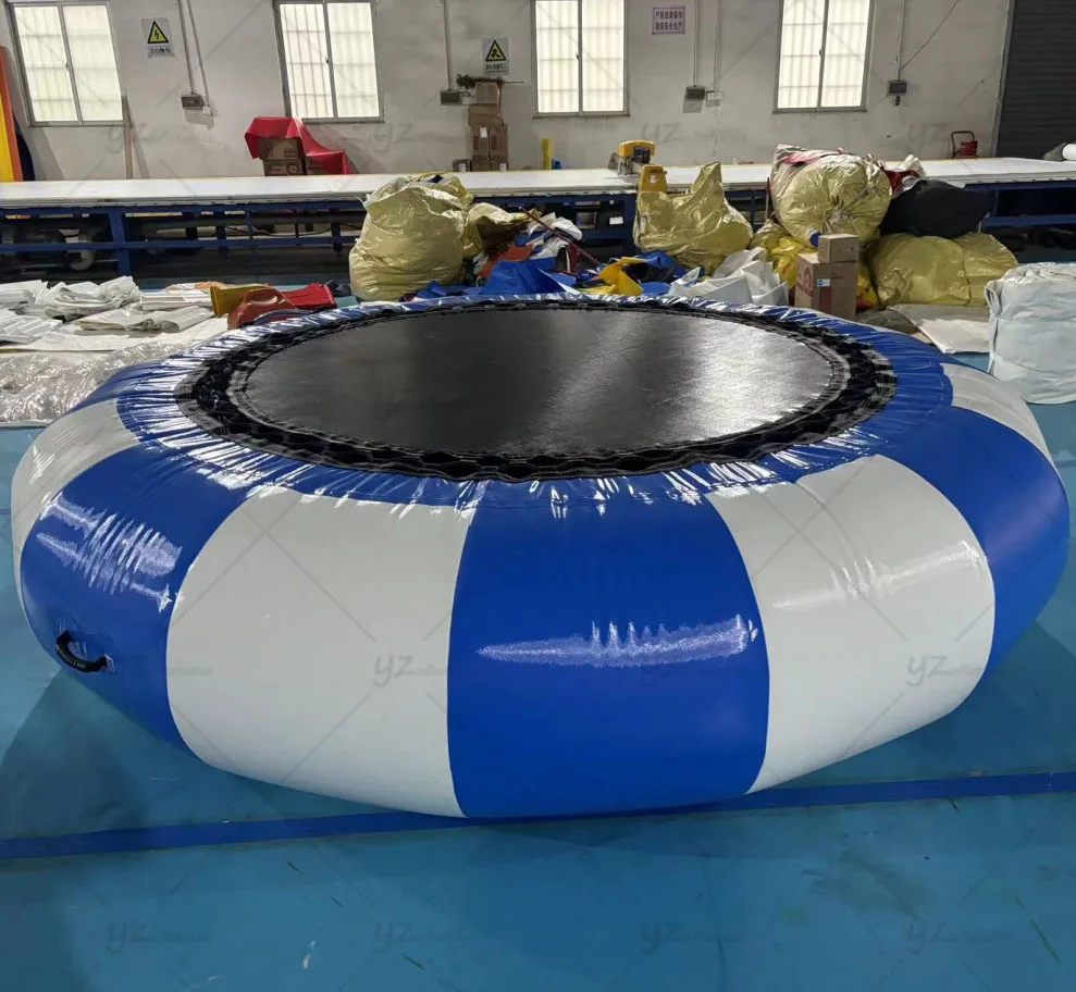 Lake Trampoline Bounce Swim Platform Inflatable Bouncer Jump Floating Trampoline for Water Sports