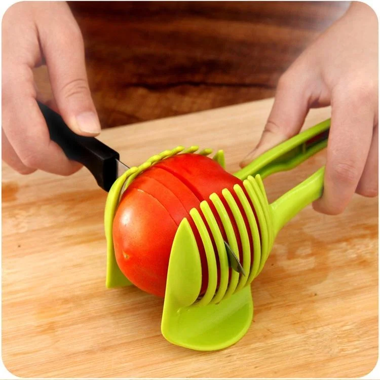 Amazon best selling factory direct fruit and vegetable slicer Handheld lemon tomato potato clip slicer