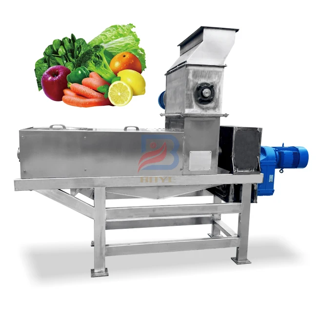 dewatering extruder dryer organic waste dewatering screw press solid liquid separation process