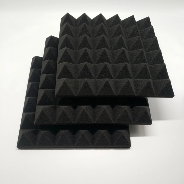 Фабрика, оптовая продажа, 30*30*2,5 см, звукопоглощающие акустические звукоизоляционные материалы в форме пирамиды для студийной музыкальной комнаты