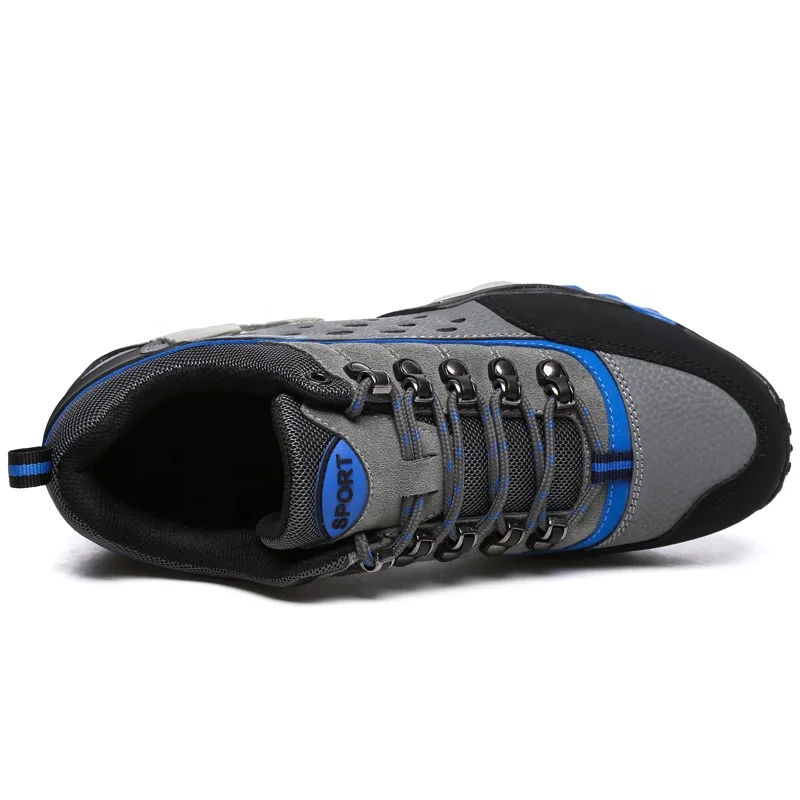 Competitive Price PU Leather Outdoor Hiking Shoes Men 11