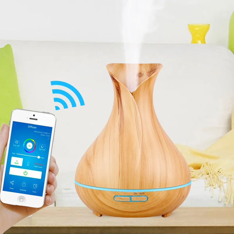 DT-1522YN wholesaler 400ml WIFI aroma diffuser/humidifier hot sales smart diffuser