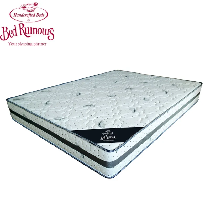 Comfort zone queen mattress roll in a box wholesale high density foam hard queen spring bed mattress