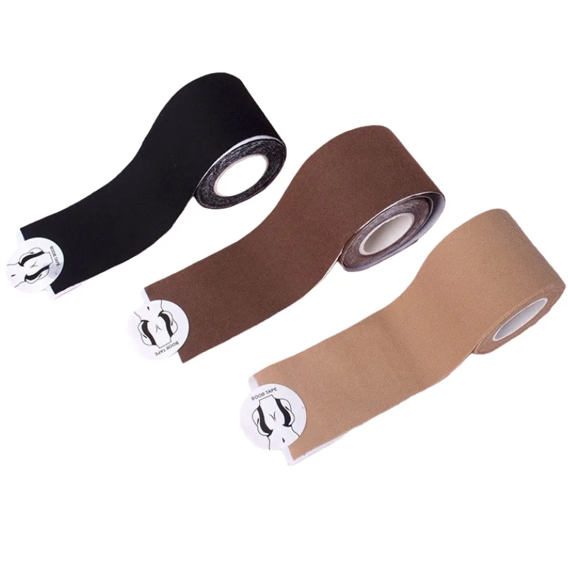 wholesale women plus size adhesive body tape push up instant sticker glue boob tape nipple cover