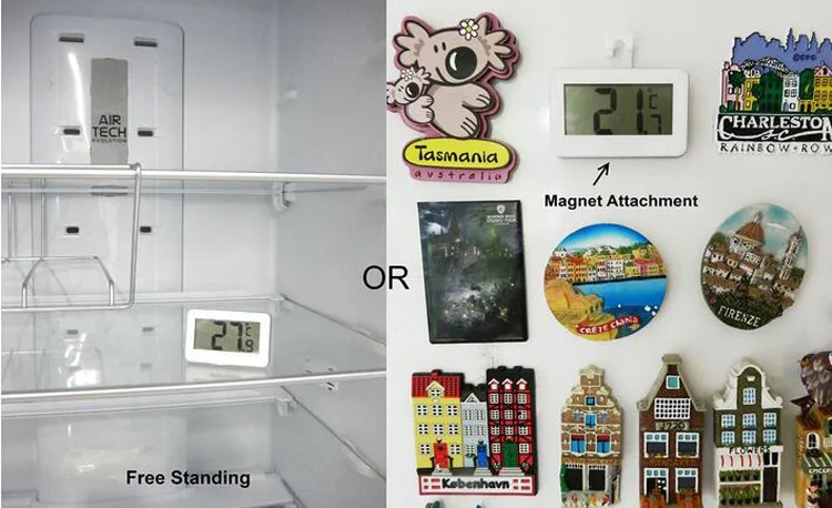 Digital Cold Room Thermometer Freezer Fridge Thermometer for Refrigerator