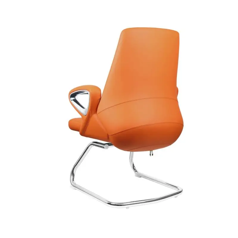 Лидер продаж эластичные стулья высокого качества из искусственной кожи офисное кресло для встреч без колес