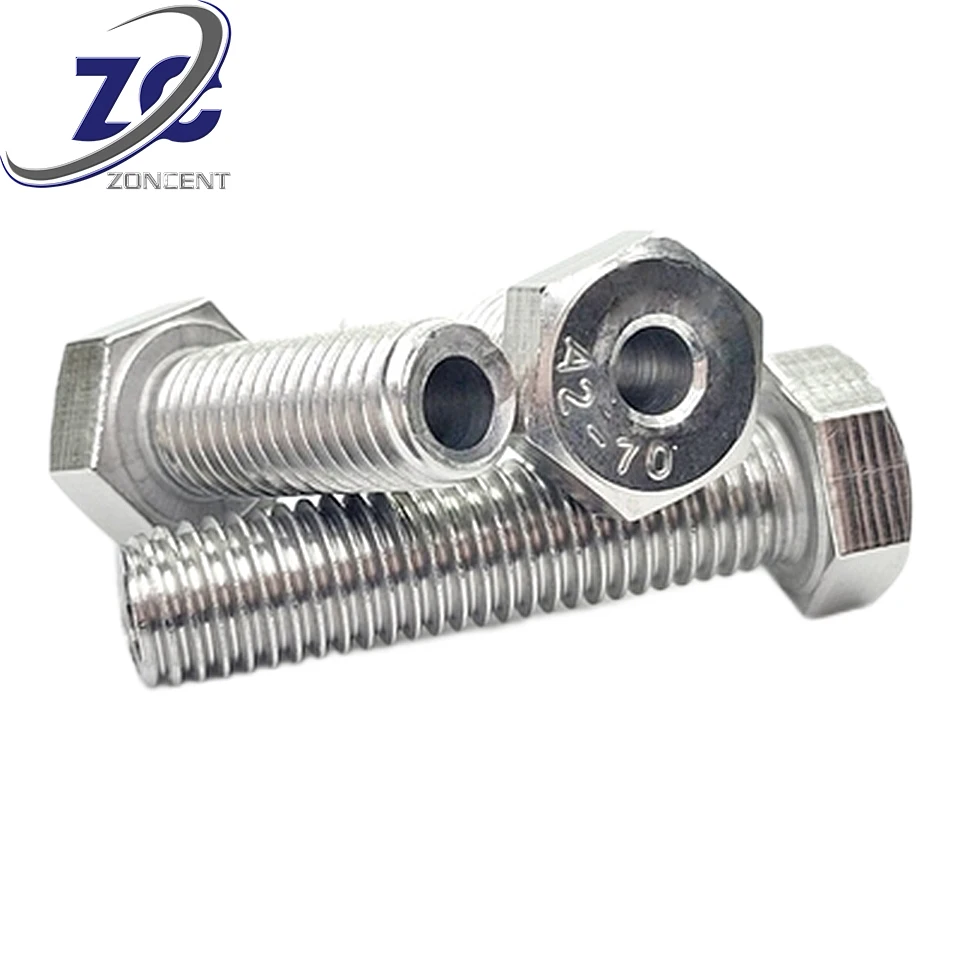 Customer made cold heading Precision Hex head bolt Socket Flat Head Bolt Fasteners Stainless Steel Bolts
