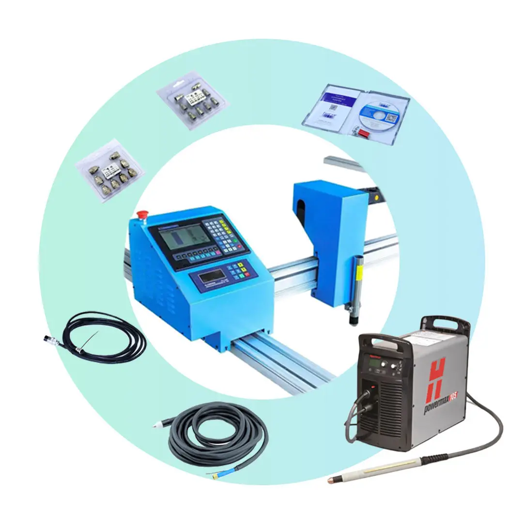 MG-2930 Light weight Gantry CNC Plasma cutting machine long life flame and plasma dual use sheet plate cut LGK 120A 80A