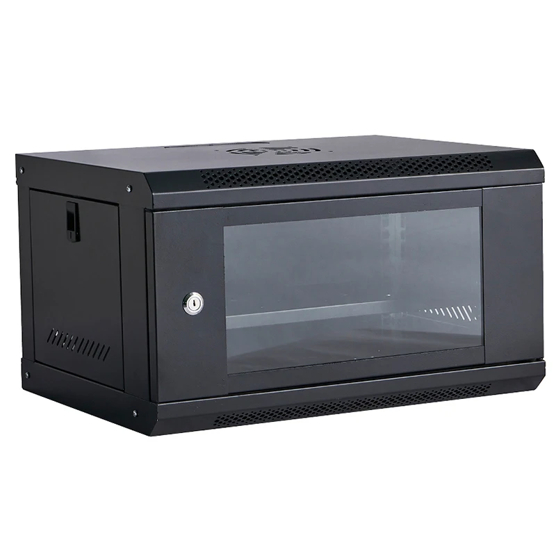 19inch gcabling enclosure telecom data wall box mini server rack glass door small ddf 4u 6u 9u 12u wall mount network cabinet