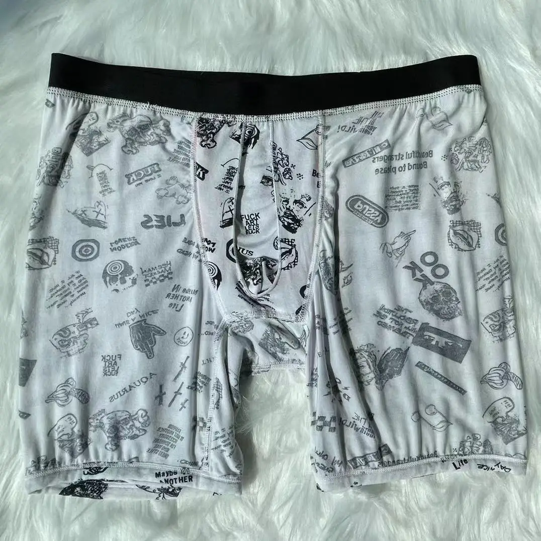 ball pocket underwear boxer trunks for men	big pouch underwear bamboo boxers mens cotton underwear man