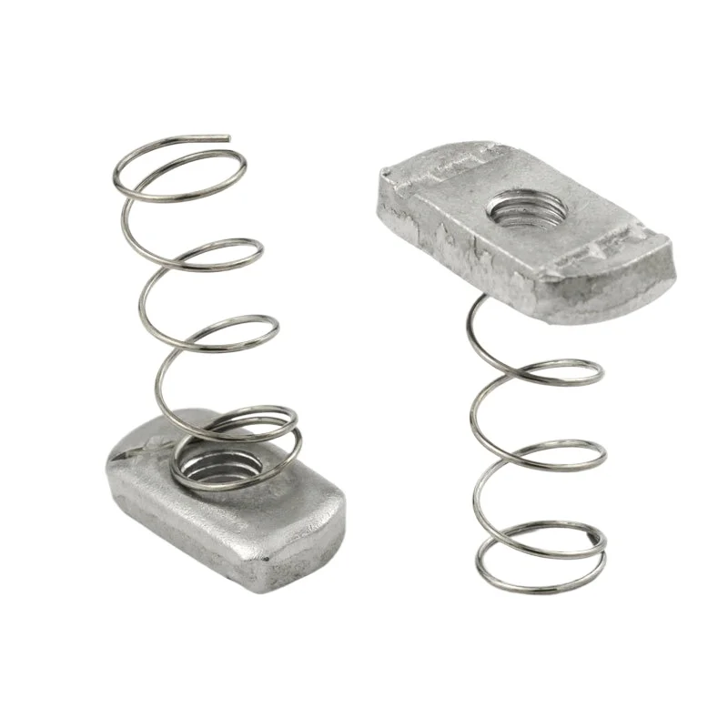18-8 Stainless Steel Plain Spring Channel Nut M6 ASTM A193 A914 B8 B8M B8T ASTM A453 GR660 Polished JIS