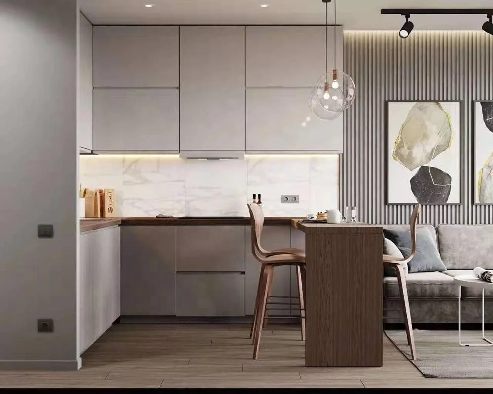 Customized ready for assembling flat pack kitchen cabinet