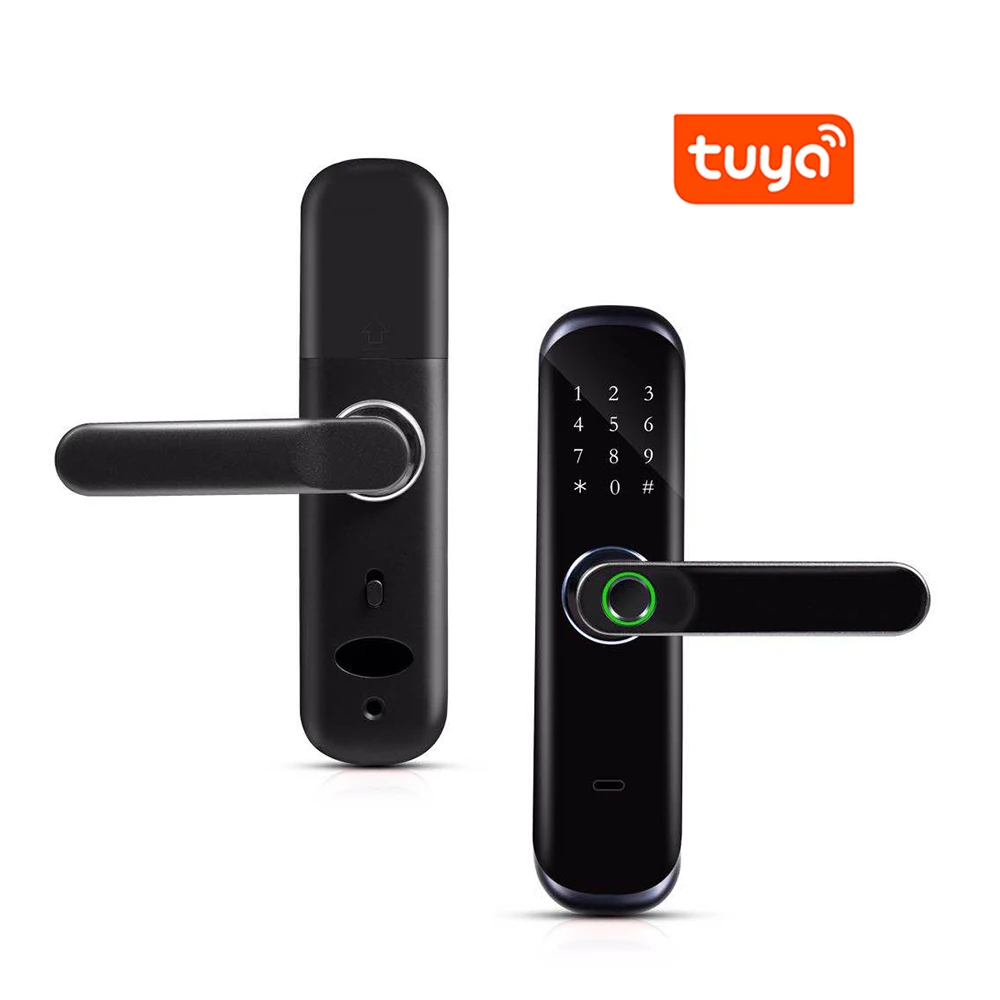 
Electronic Door Fingerprint Lock Finger Lock for Wooden Door IP54 Indoor Smart Home Key Material Method Origin Abs Aluminum ZHE 