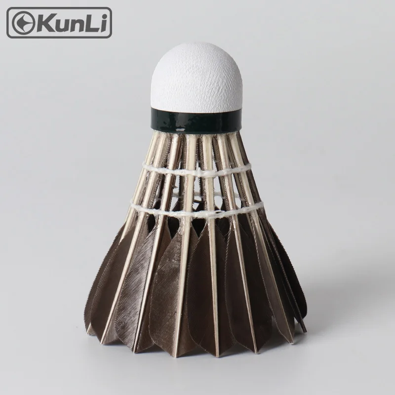 badminton shuttlecock KL-08 black goose feather shuttlecocks super durable for training outdoor shuttle cock badminton ball