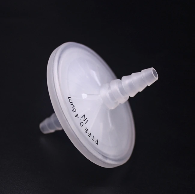 Factory Supply 0.22/0.45 Hydrophilic Syringe Filter PTFE Membrane Laboratory 50mm Syringe Filter