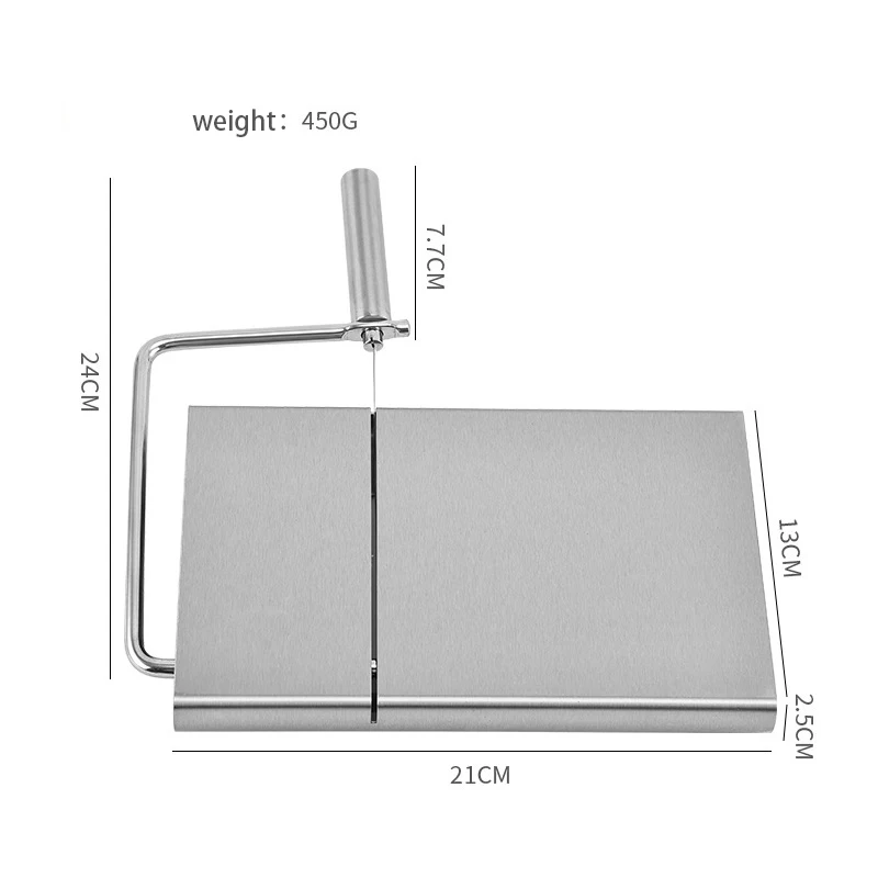 Hot selling stainless steel durable cheese household ham cheese slicer for kitchen