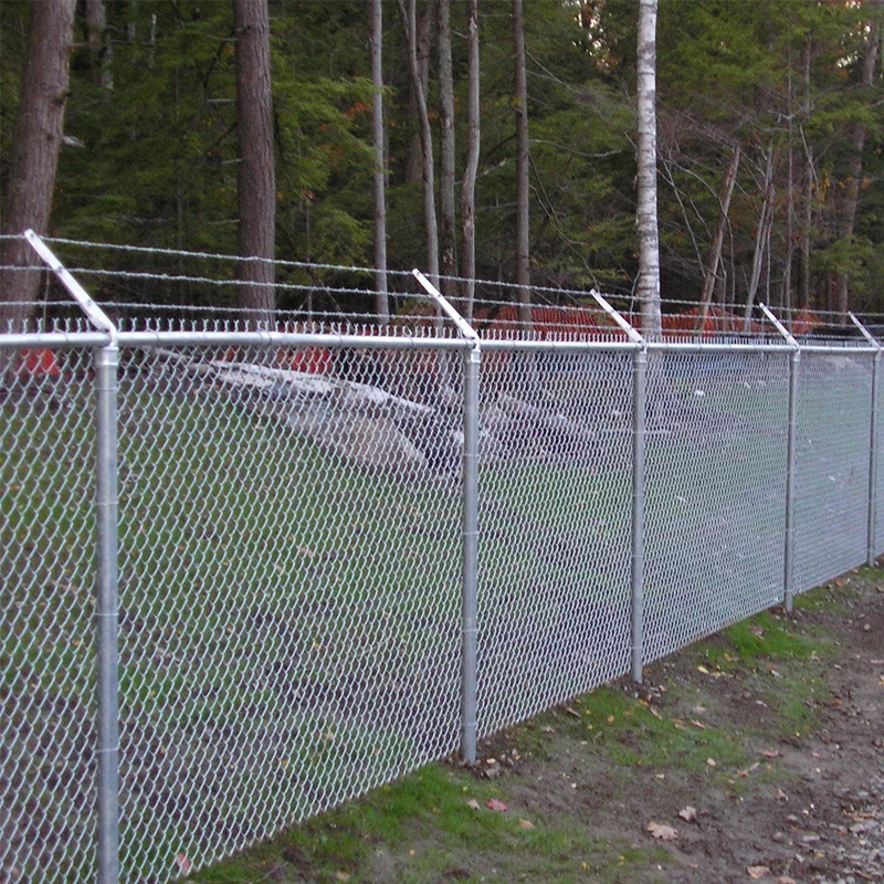 SRX High Quality Chain Link Fence Panels Diamond Hole Shape Steel Wire Galvanized PVC Coated Versatile Stylish for House Use