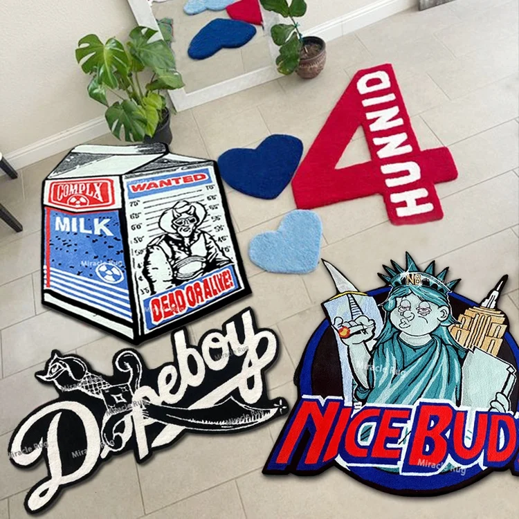 Прочный ковер с логотипом в деловом стиле на заказ 3D буквами ручной работы