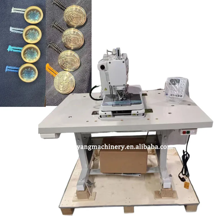 Computer Straight Eye Sewing Machine Lobar Suit Button Hole Sewing Machine Made in China