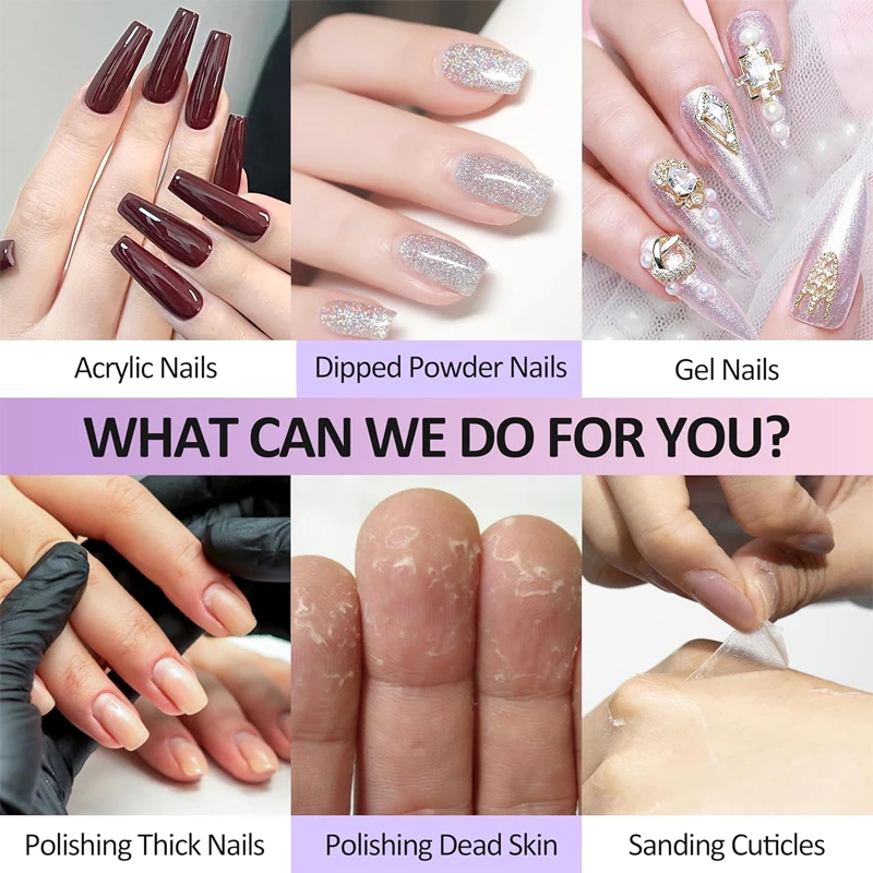 New touch screen rechargeable marathon durable electric nail drill professional nail drills pen machine with nail drill bits