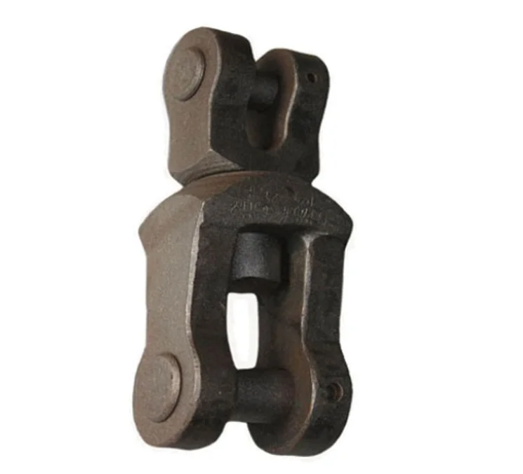 Type A marine anchor swivel shackle for marine anchor chain in vessels and boats