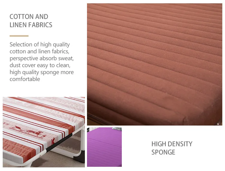 Best selling multifunctional removable metal single double folding bed