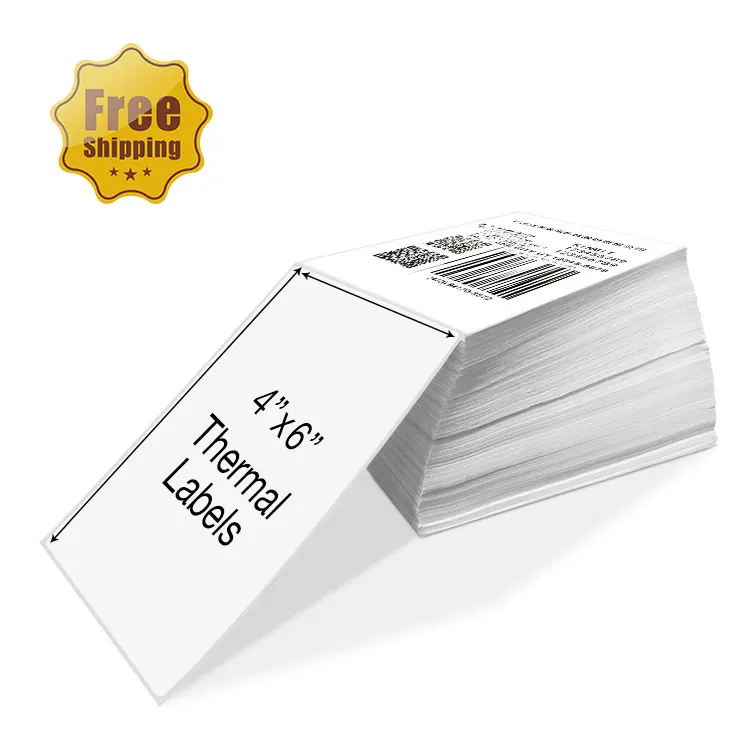 4x6 inch 100x150mm shipping waybill label thermal address barcode label a6 thermal stickers paper