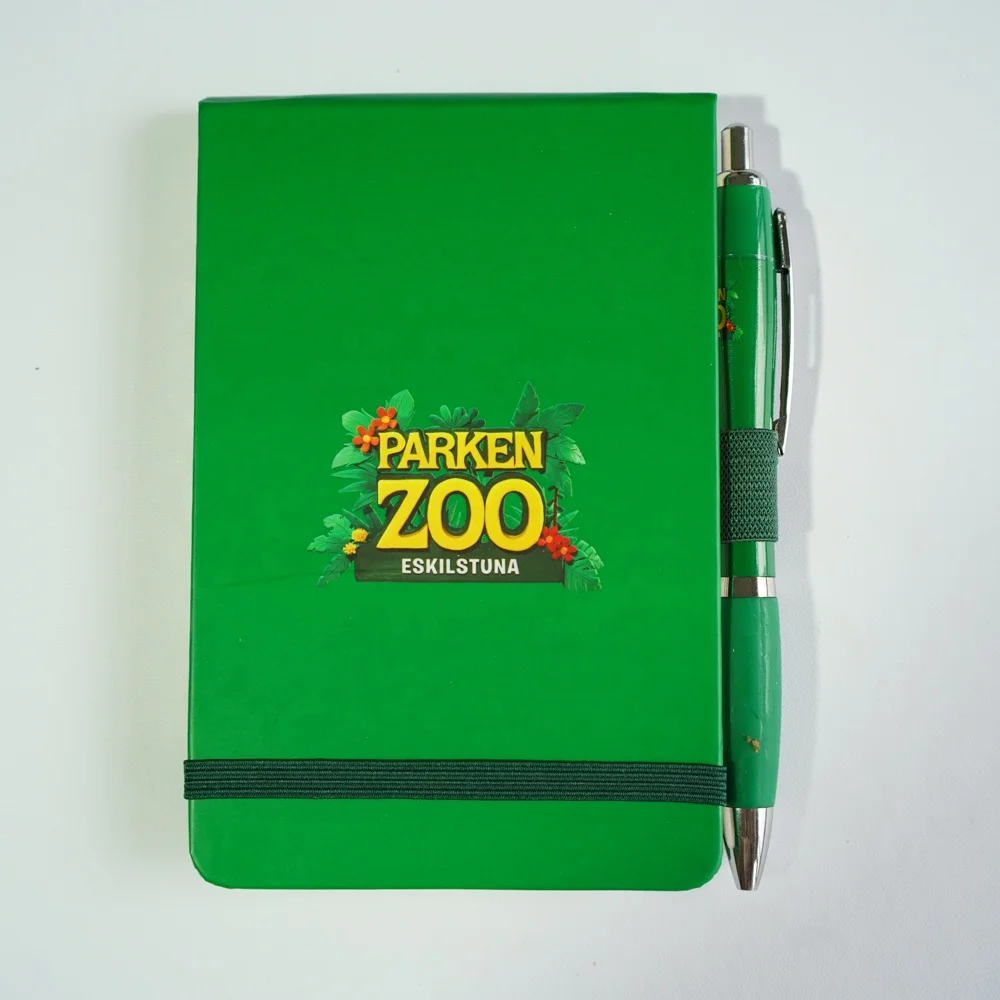 Design Your Own OEM Eco Friendly Recycled Cheapest 90GSM A6 Student Written Paper Notebooks With Pen