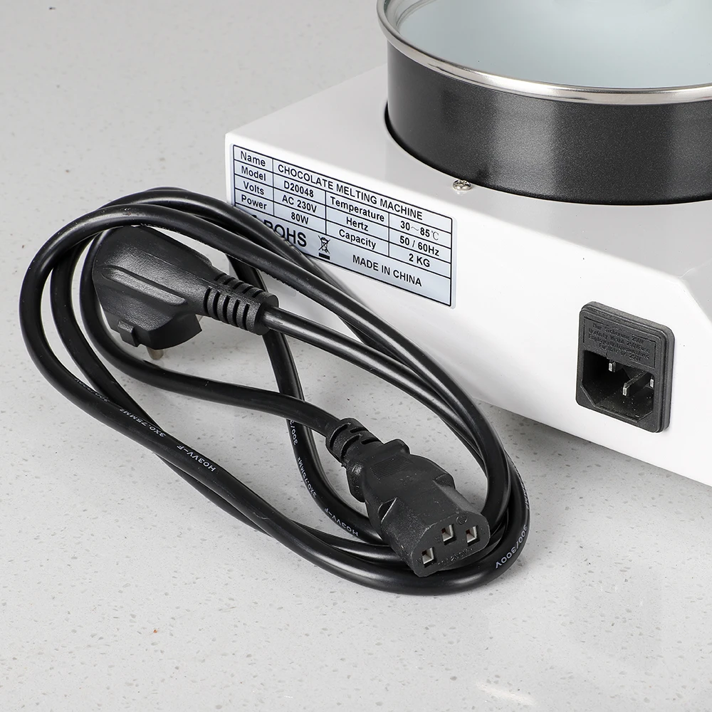 Electric Chocolate Melter  Hot Chocolate Melting Tempering Machine Double Pots Capacity