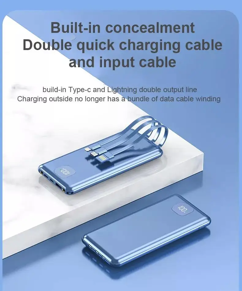 Pogo Power Bank 20000mAh 66W Fast Charging Battery Portable Power Bank For Mobile Phone