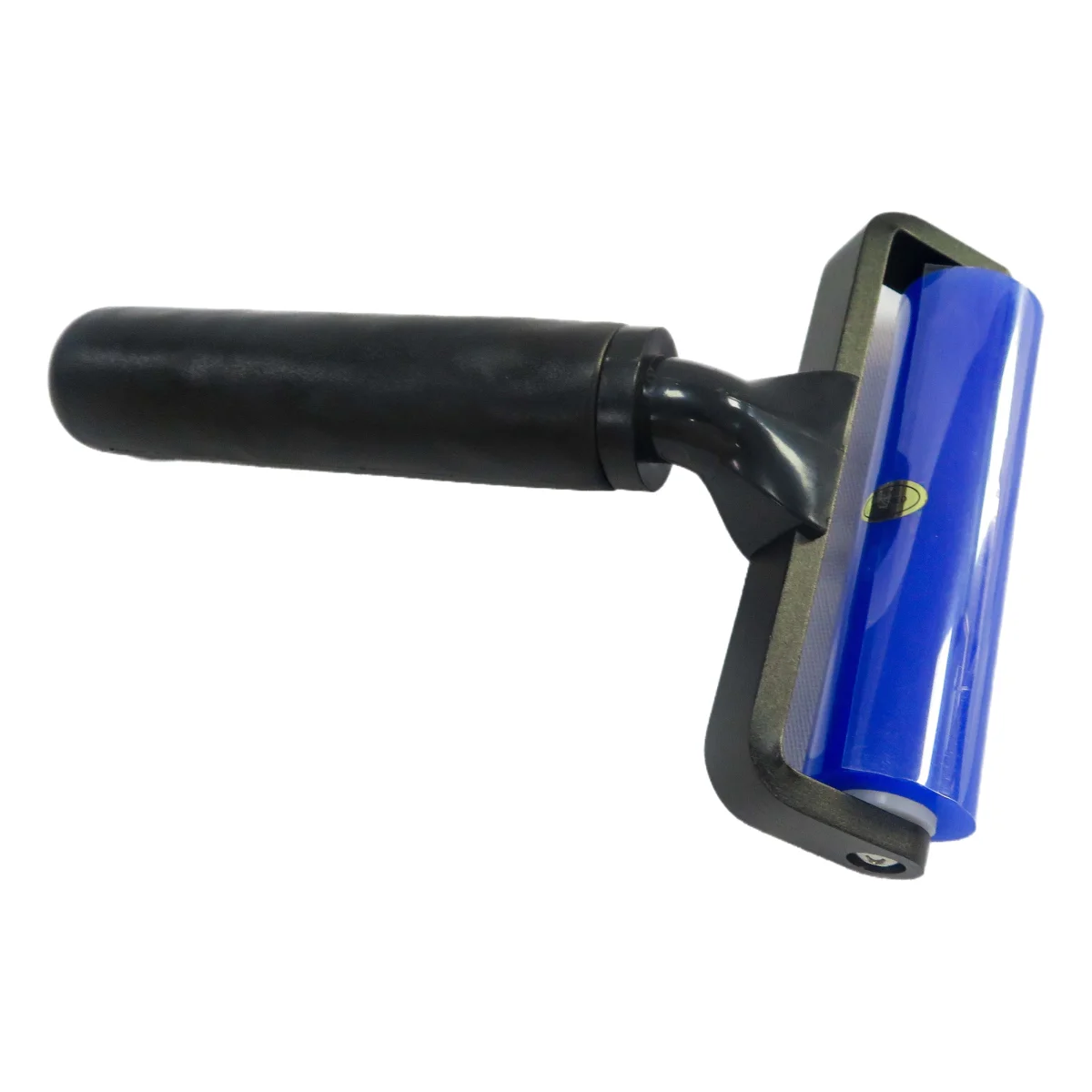 4-Inch Blue Silicone Sticky Roller - Reusable Dust Remover for PCB Cleaning with Plastic Handle