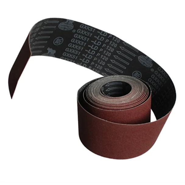 Sharpness hot product 100mmx50m Xwt aluminium oxide abrasive cloth roll for metal and wood sanding grit 24-400