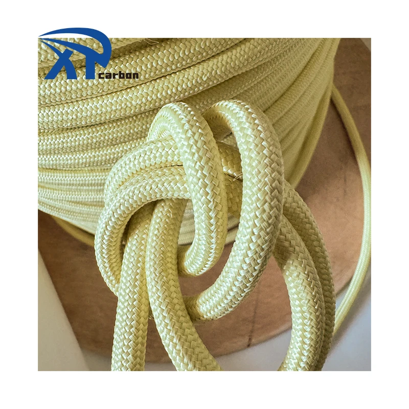 Manufacturer Custom Aramid Kevlars Rope 1-30 mm High Strength Industrial Fireproof Flame retardant Aramid Rope