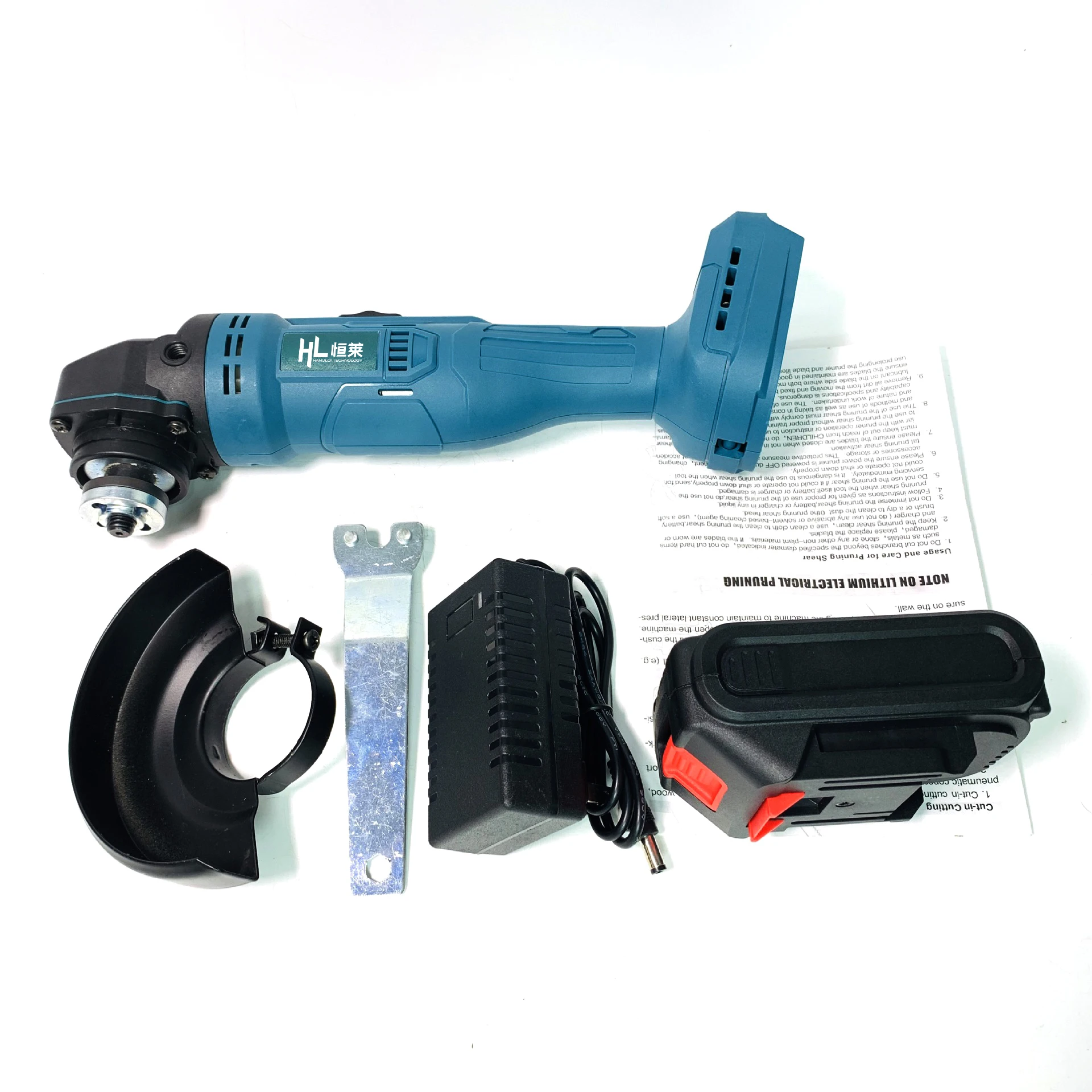 20V Li Ion Rechargeable Lithium Battery Angle Cordless Brushless Customized Motor Item
