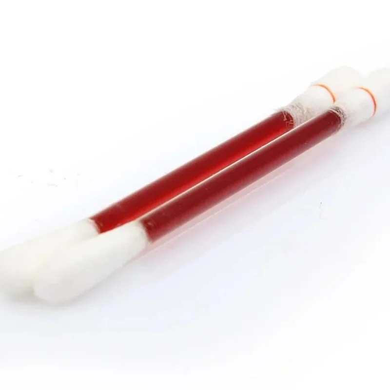 China CE Certified Iodophor Cotton Swab stick Medical Disinfection different type of Cotton Swab filled povidone iodine