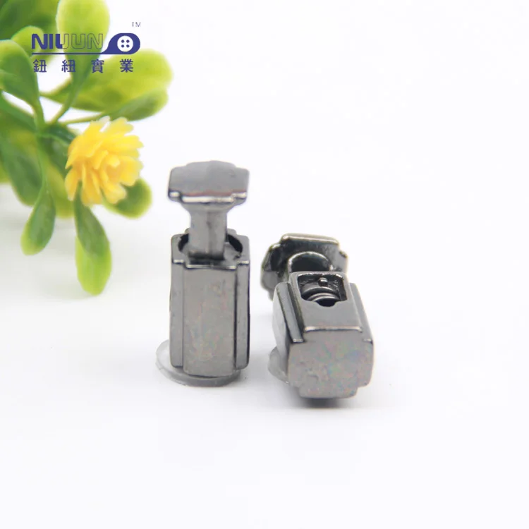 Wholesale 19Mm Concave Line Single Hole Basics Cord Lock Metal Adjuster Cord Lock For Sportswear Hoodies