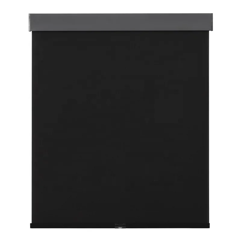 cordless solar roller sun blinds sunscreen roller blind for square head track