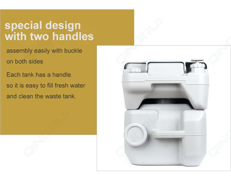 portable camping toilet 20l