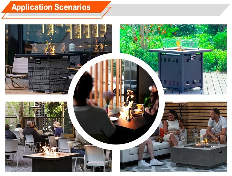 fire pit table outdoor hot sale gas heater 15 years manufacturer professional with  good quality