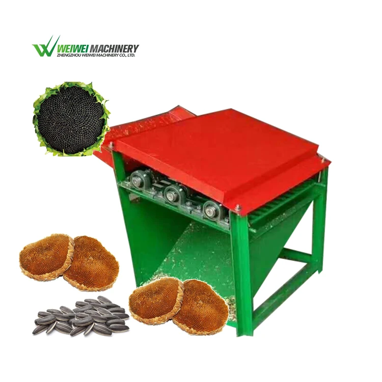 Weiwei Factory Small sunflower flower threshing machine home use