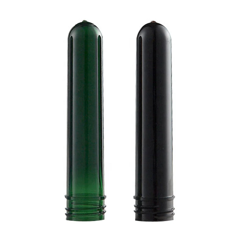 Green Color 26MM 30g Plastic PET New Raw Material Beer Bottle Preforms