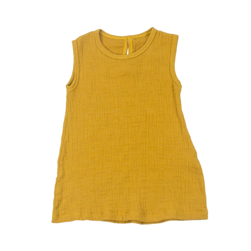 
Free Logo Casual Style Muslin Top Blouse Waistcoat Soft Plain New Born Baby Clothes Unisex 